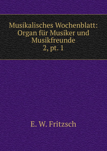 Musikalisches Wochenblatt