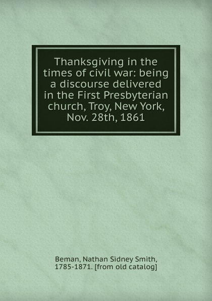 Thanksgiving in the times of civil war