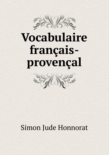 Vocabulaire francais-provencal