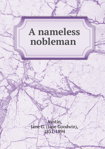 A nameless nobleman