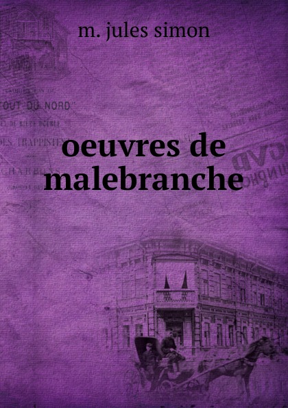 oeuvres de malebranche