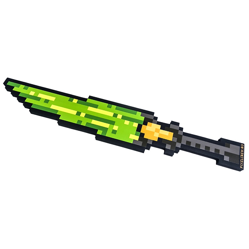 фото Игрушечное оружие PixelCrew PC08530 зеленый Minecraft