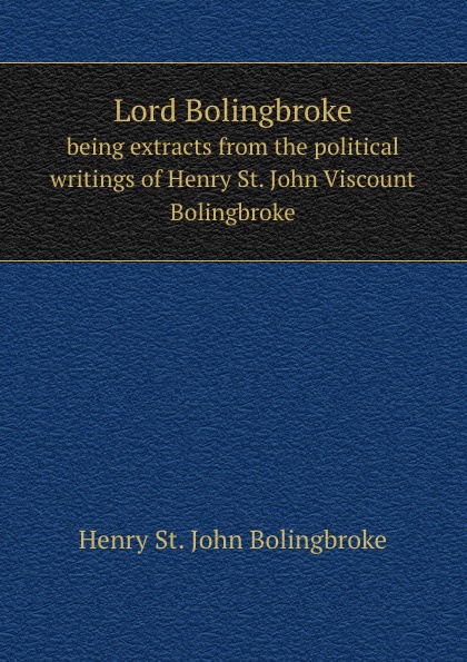 Lord Bolingbroke