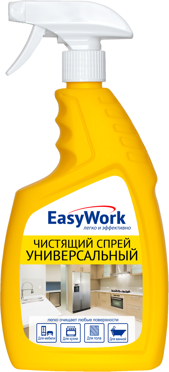 фото Универсальный чистящий спрей EasyWork, 305372, 750 мл