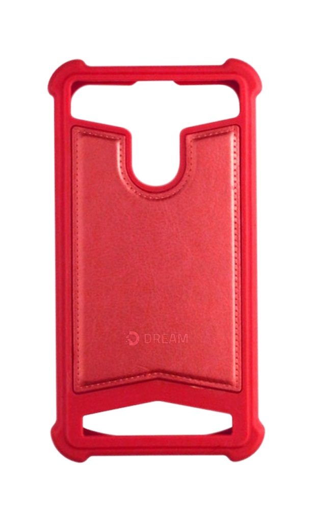 Чехол для сотового телефона DREAM универсальный 5.5-6.0, красный