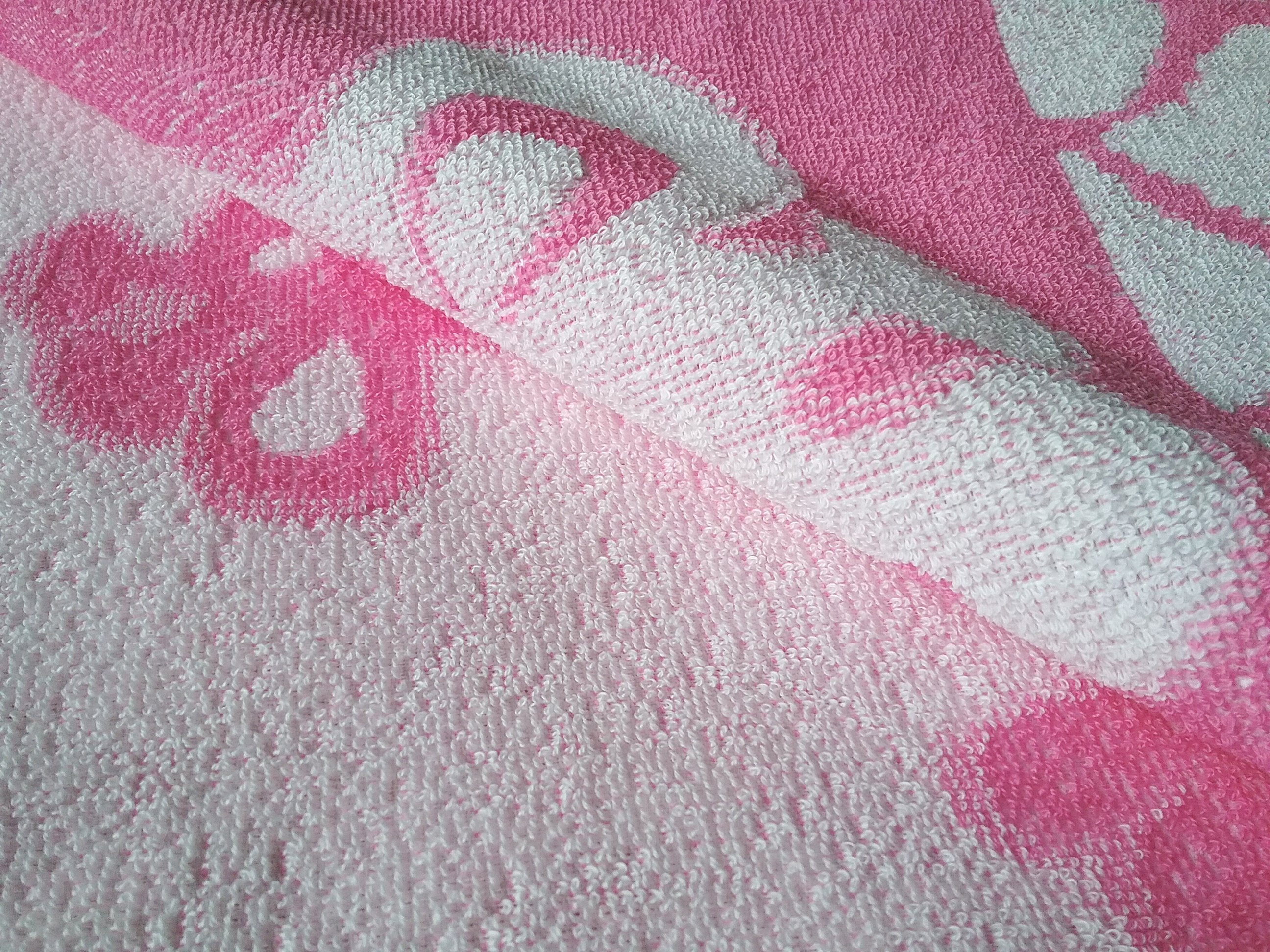 фото Полотенце детское ОАО "Речицкий текстиль" Жирафик 67х150, розовый