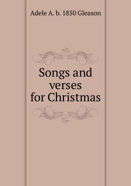 Songs and verses for Christmas