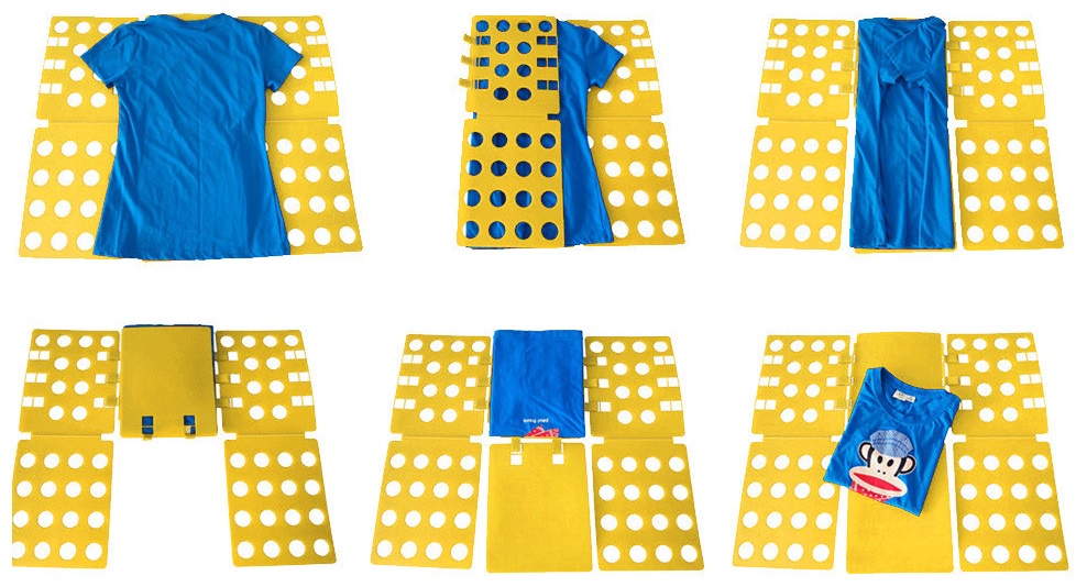 фото Средство для одежды Migliores Рамка для складывания детской одежды, синий