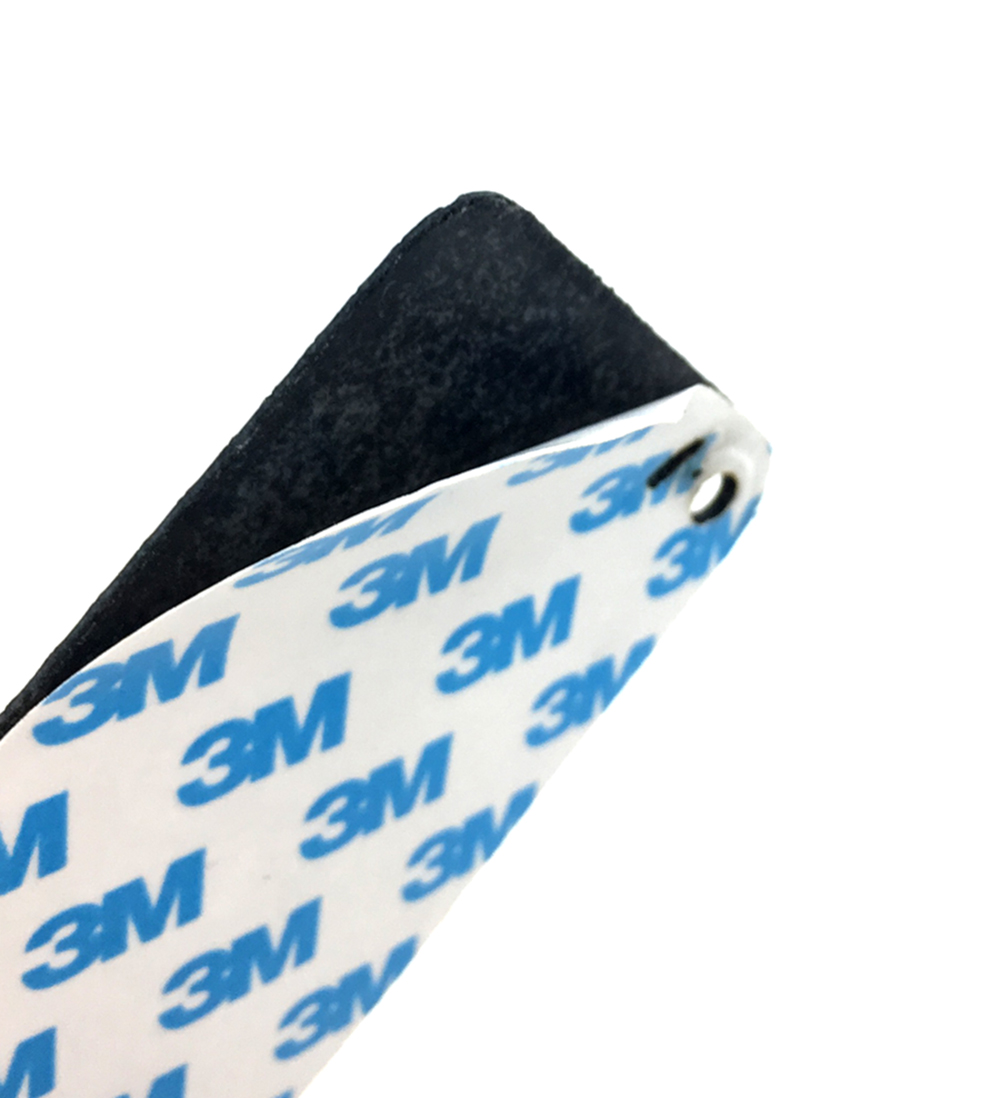 фото Декоративная пленка Мобильная мода iPhone 5/SE Кожанная наклейка на заднюю сторону телефона, вид 2, черный