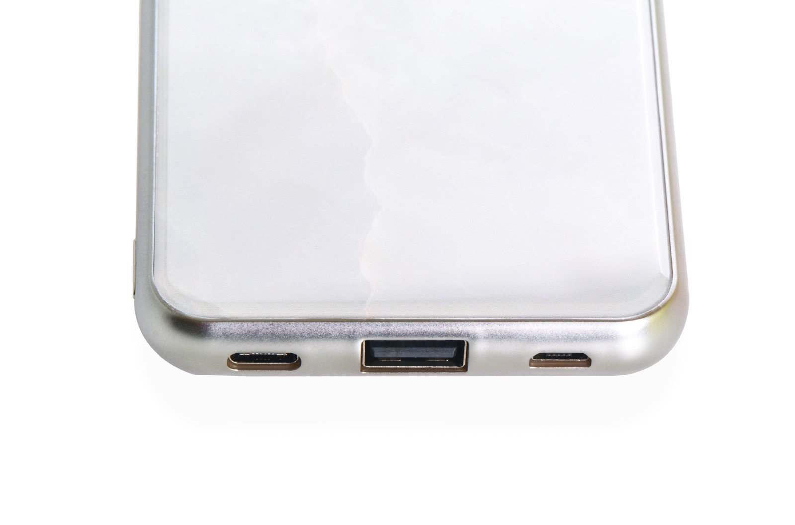 фото Внешний аккумулятор HK Design Glass Marble series 908017 10000 mAh USB-C Quick Charge, белый