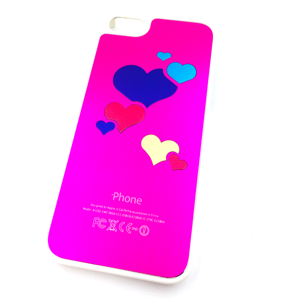 Чехол для сотового телефона Мобильная мода iPhone 5/SE Накладка пластиковая с алюминиевой спинкой