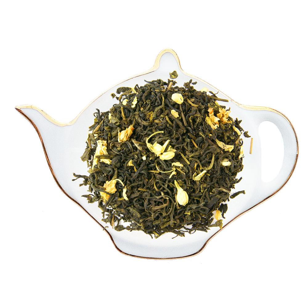 Китайский чай с жасмином. Зеленый чай с жасмином. Чай Юньнань зеленый с жасмином.