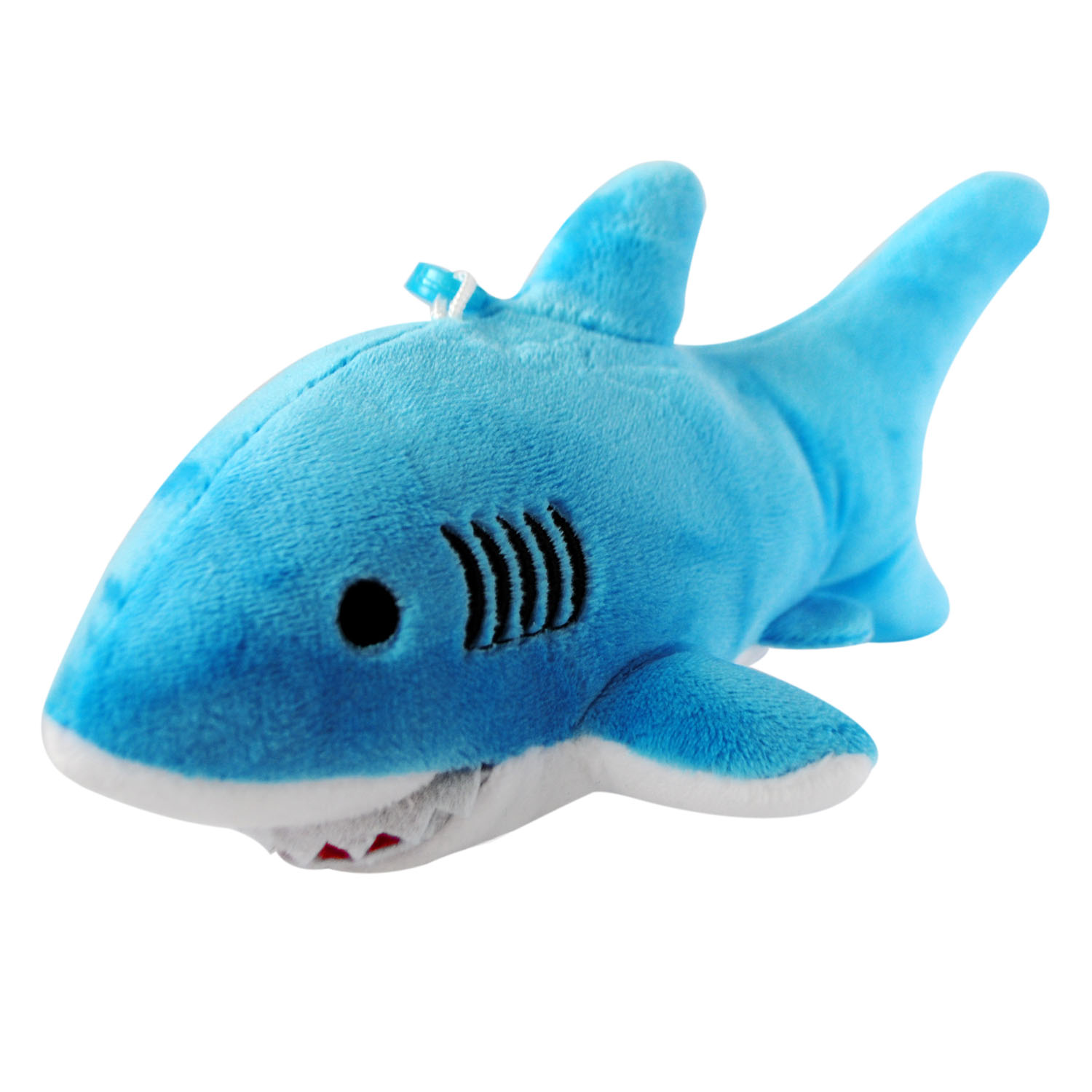 Мягкая игрушка АБВГДЕЙКА акула голубой