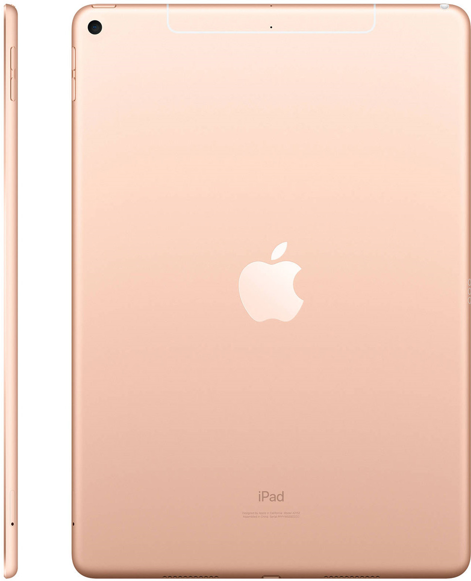 фото Планшет Apple iPad Air 10.5" Wi-Fi + Cellular (2019), 256 ГБ, золотой