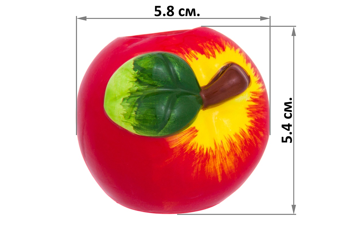 Галерея яблоко. Яблоко с зубочистками. Предметы в форме яблока. 110958 Яблоко. Elan Gallery вазочка для зубочисток и набор для специй 
