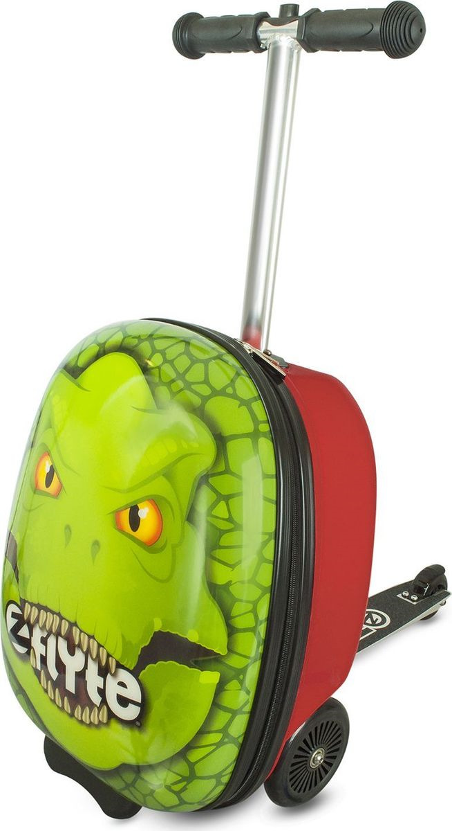 фото Самокат-чемодан детский Zinc Динозавр, ZC05823, разноцветный