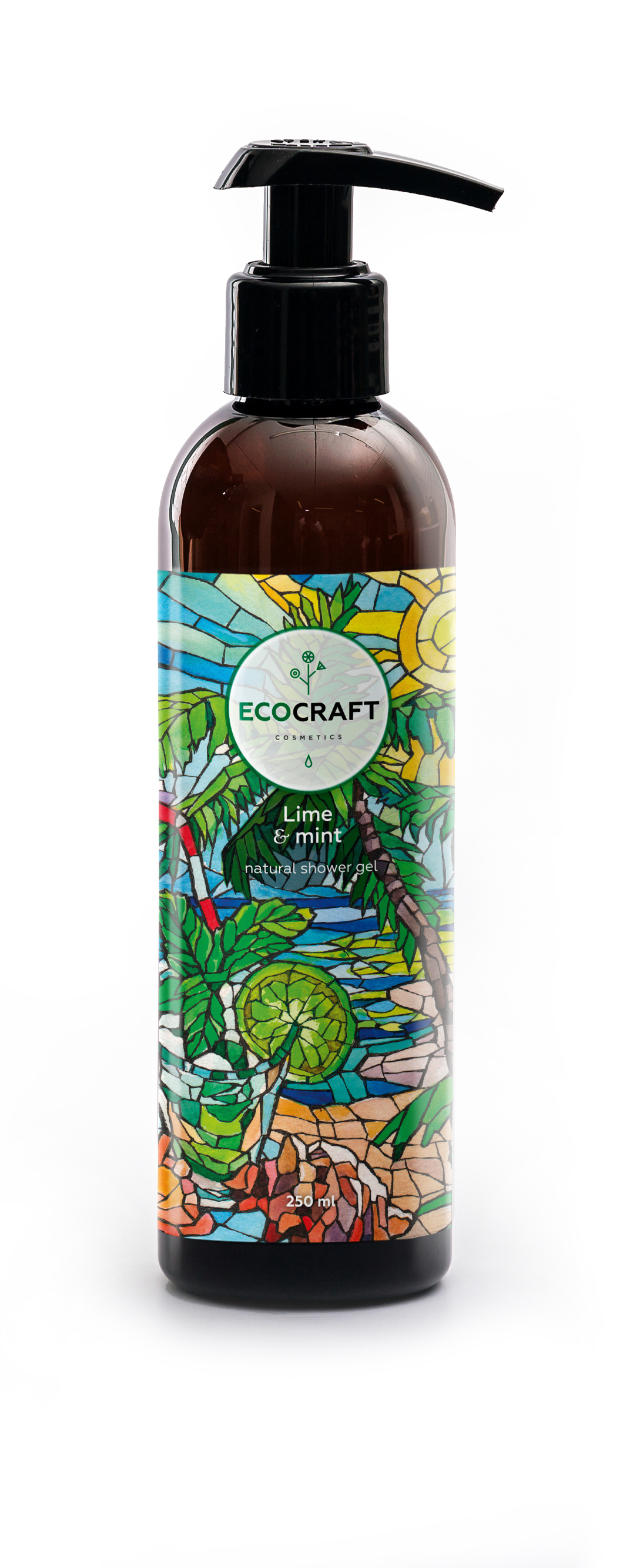 фото Гель для душа ECOCRAFT Cosmetics "Lime and mint" Лайм и мята, 250 мл