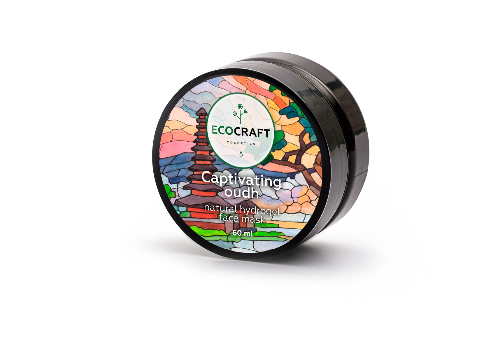 фото Маска косметическая ECOCRAFT Cosmetics гидрогелевая для лица для жирной и проблемной кожи "Captivating oudh" Пленительный уд, 60 мл