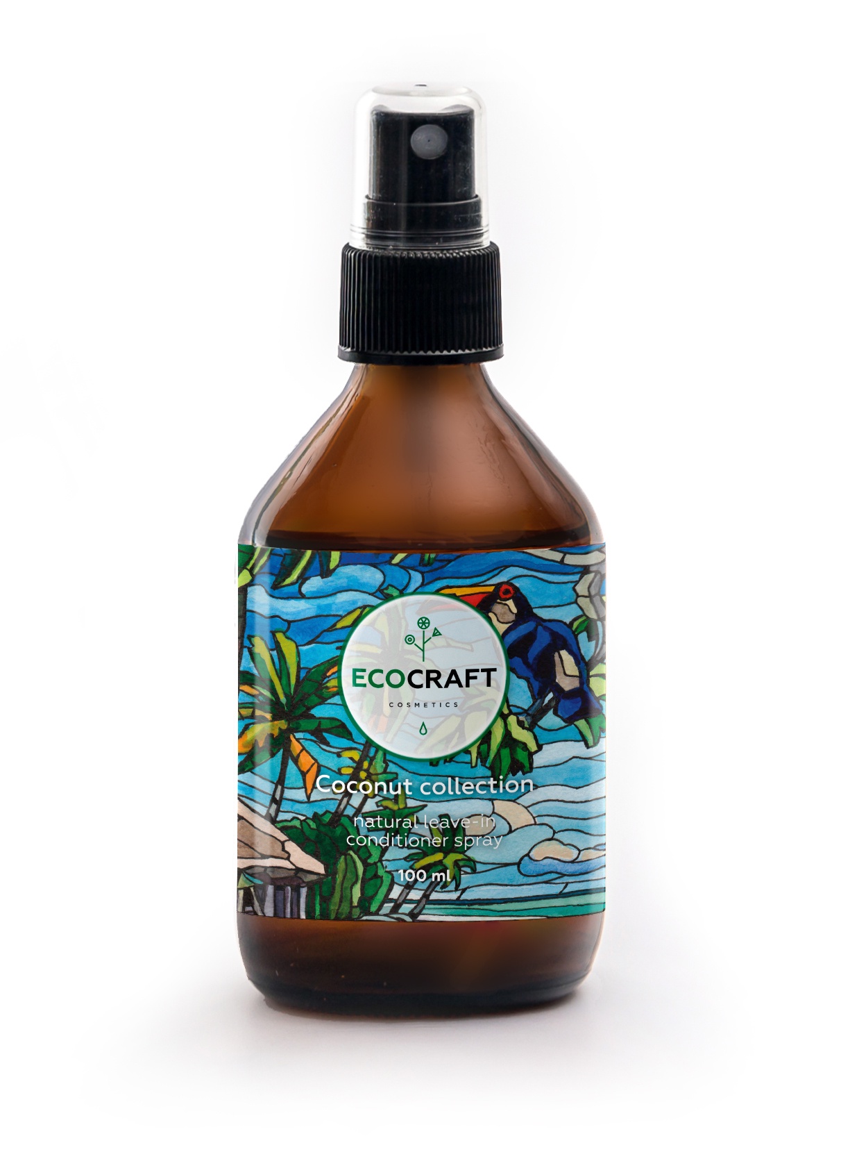 фото Спрей уходовый ECOCRAFT Cosmetics для волос "Coconut collection" Кокосовая коллекция, 100 мл