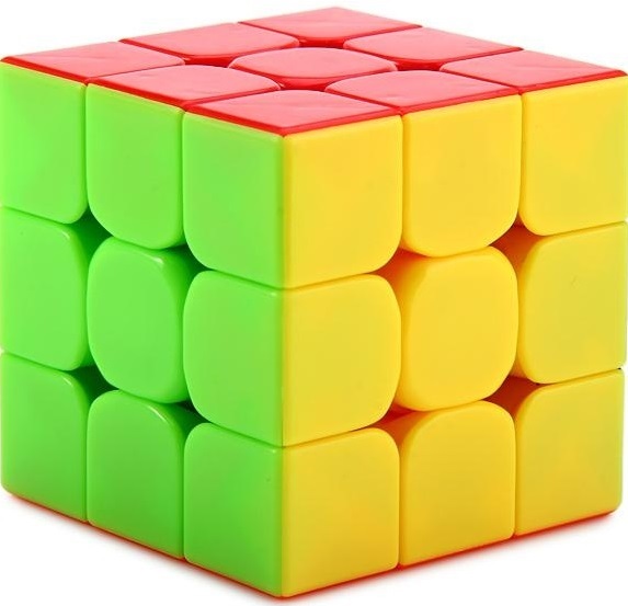 Головоломка EdiToys Кубик Рубика 3х3 (яркий-2)