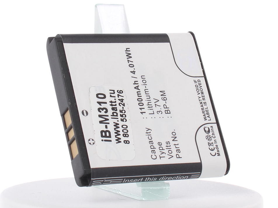 Аккумулятор для телефона iBatt iB-BP-6M-M310
