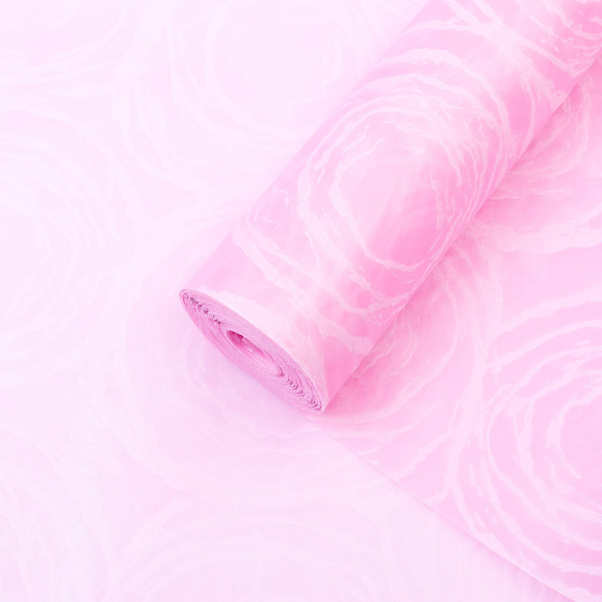 фото Фетр 3D Розы, ламинированный, розовый, 0,5 х 10 м Ооо "крафтдеко"
