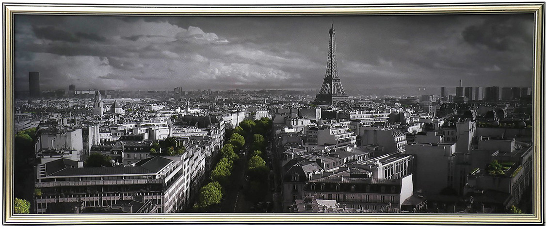 фото Картина Париж, 1267899, 38 х 93 см