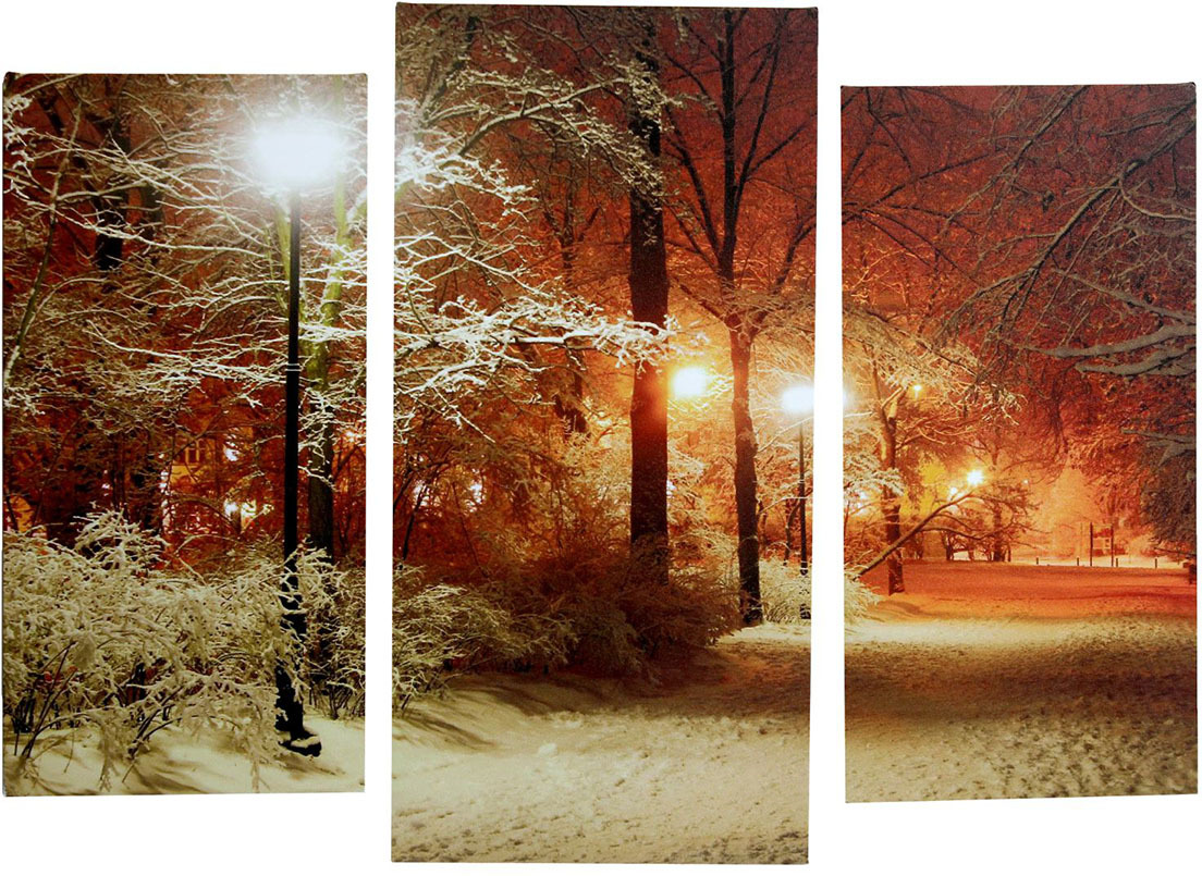 фото Картина Сюжет "Зима", модульная, 1722573, 60 х 80 см