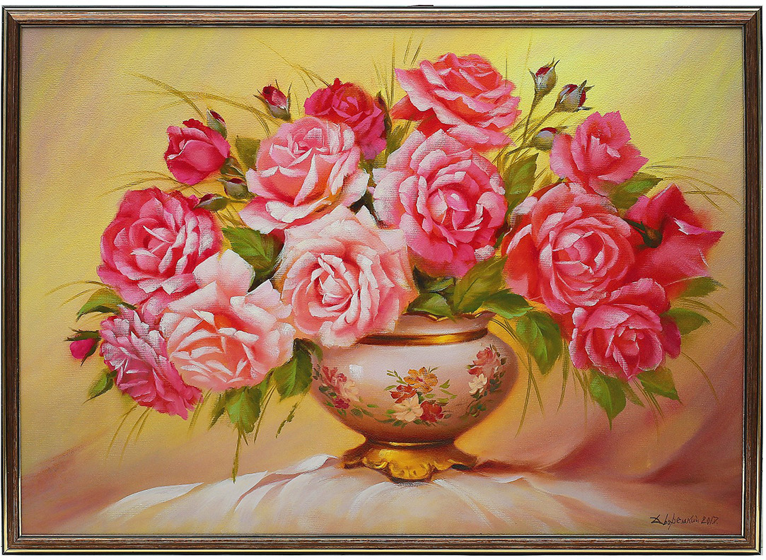 фото Картина Натюрморт из роз, 3290349, 53 х 73 см