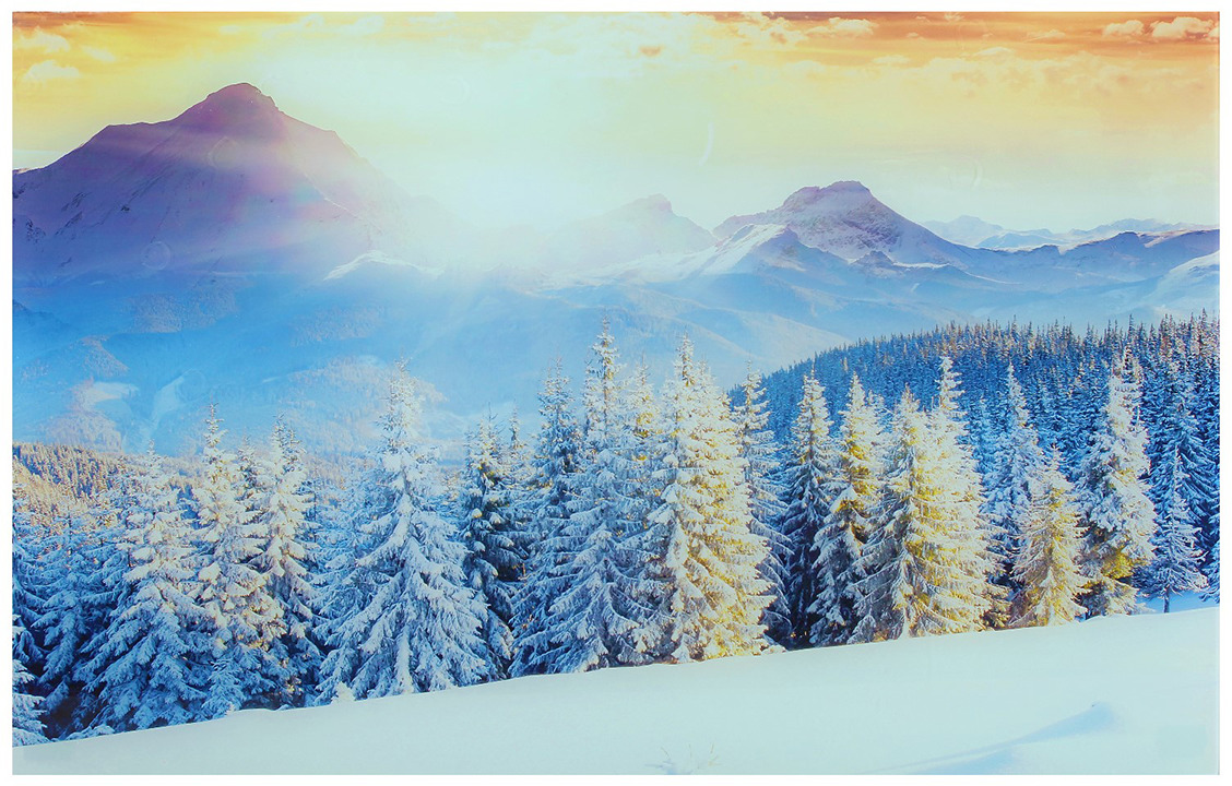 фото Картина Зима в горах, 3303775, 55 х 35 см