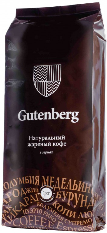 Кофе в зернах Gutenberg Ламбада ароматизированный, 1 кг