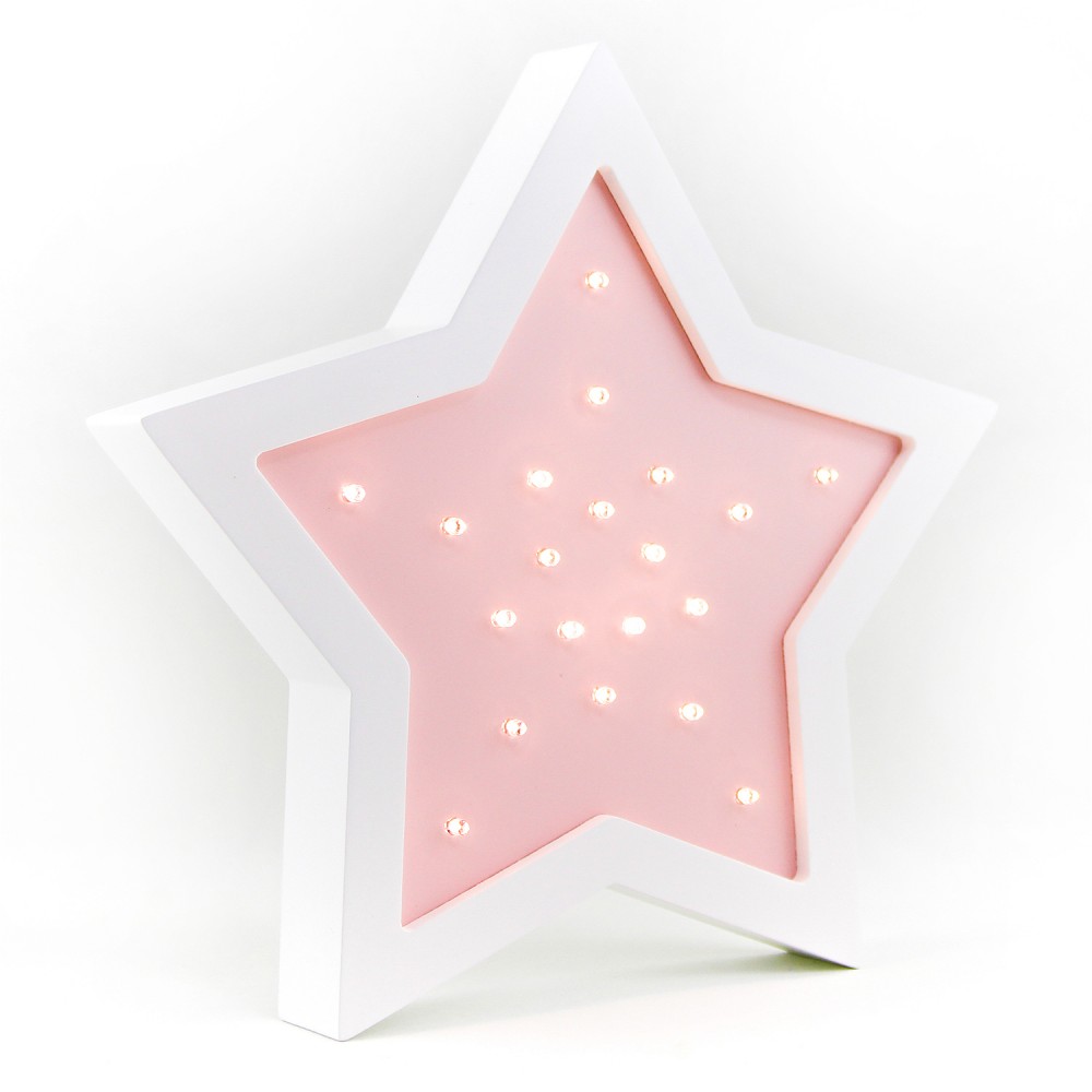 Ночник Ночной лучик детский настенный Звезда ДМ-24, белый
