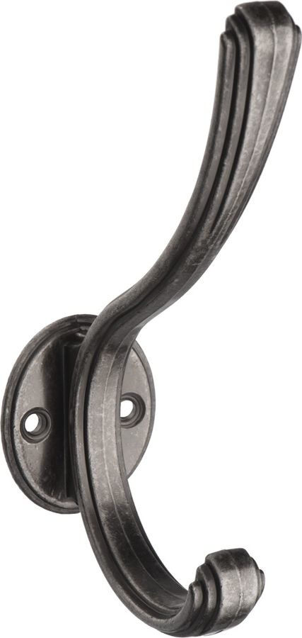 Крючок мебельный Kerron, KR 0270 BAZ, черненый старинный цинк, 33 х 60 х 125 мм