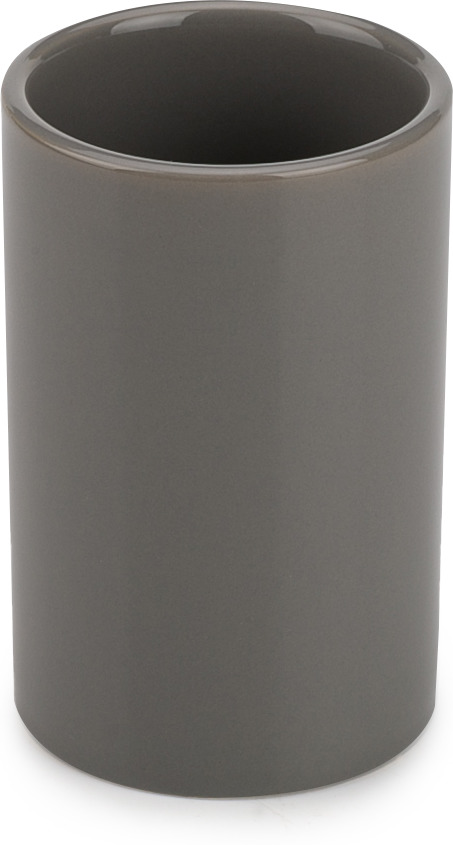 фото Стакан для ванной комнаты Wenko Polaris, цвет: серый