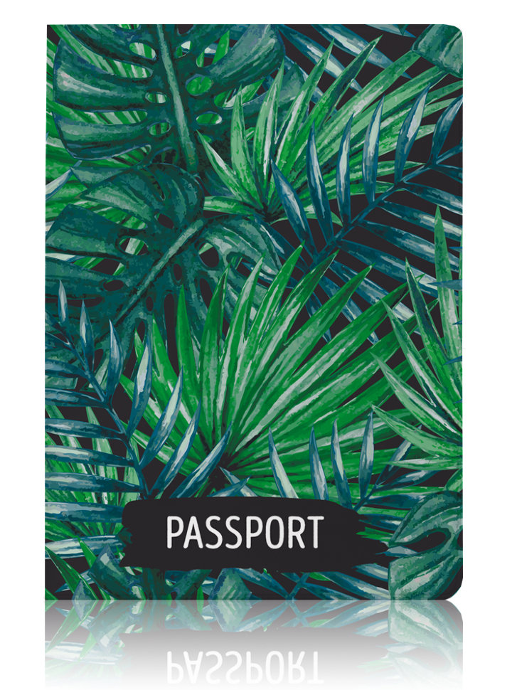 фото Обложка для паспорта Дайте две! "Тропики", COVER-5, разноцветный