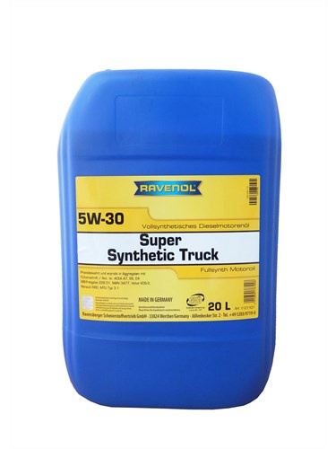 фото Моторное масло RAVENOL Super Synthetic Truck SAE 5W30