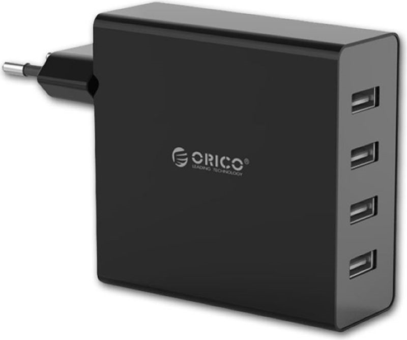 фото Сетевое зарядное устройство Orico, DCW-4U, черный