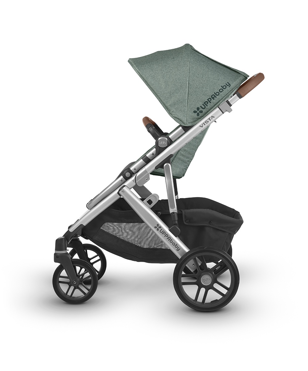 фото Коляска универсальная UPPAbaby Vista 2018 EMMETT (sage-army green malange) зеленый меланж