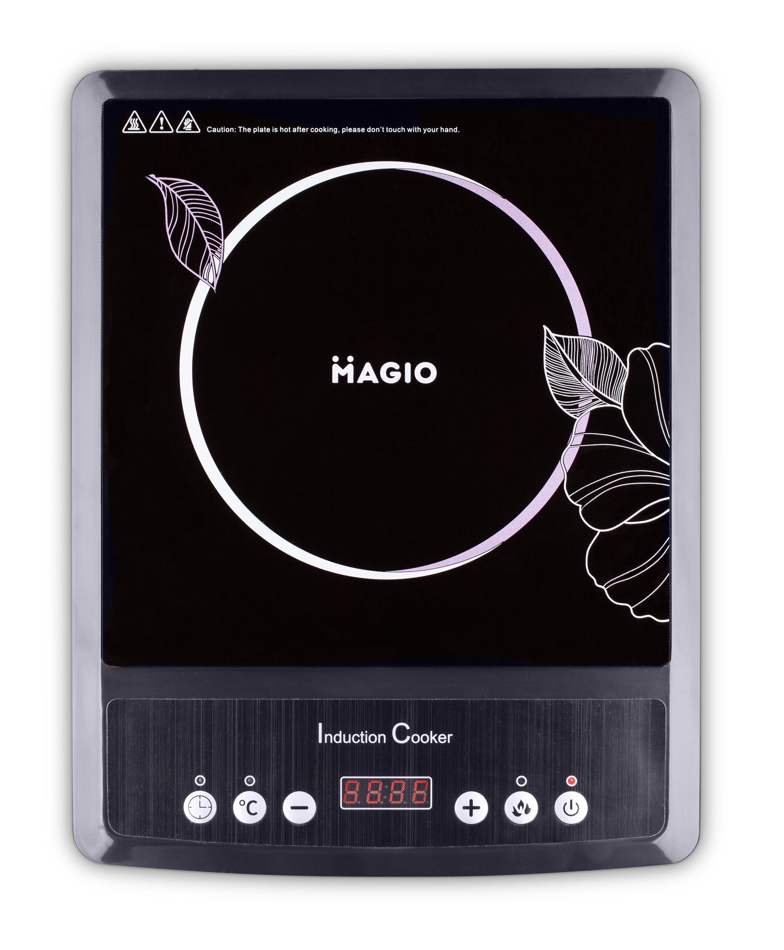 Настольная плита Magio индукционная LED-дисплей, черный Настольная плита Magio индукционная LED-дисплей, черный