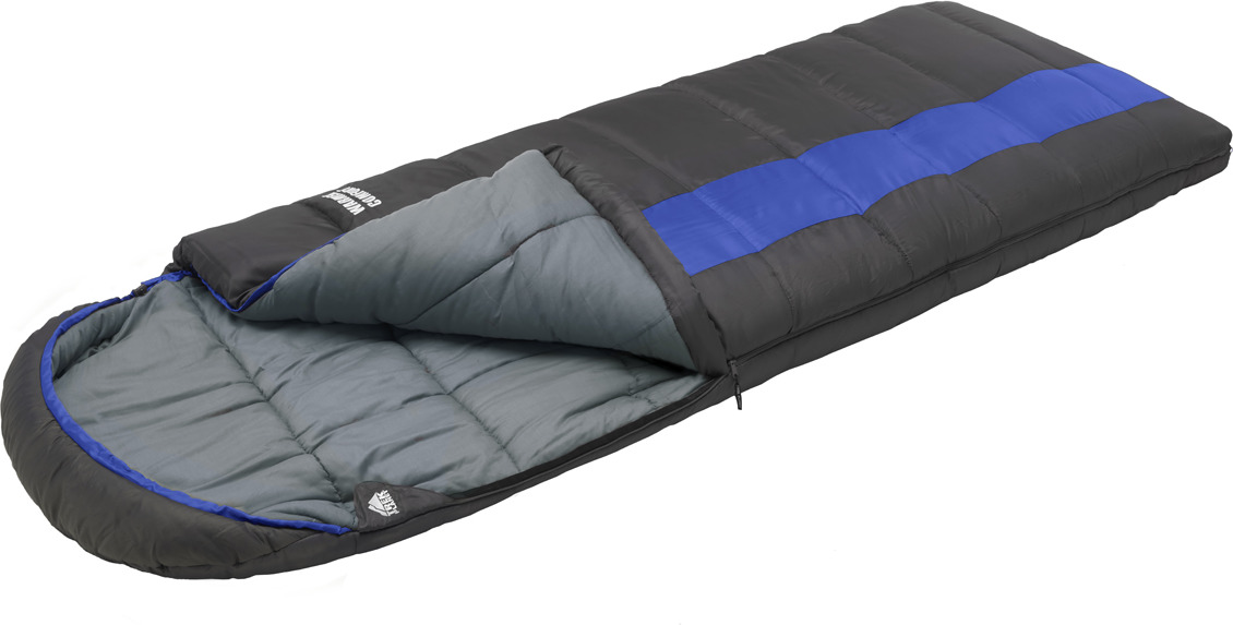 фото Спальный мешок TREK PLANET Warmer Comfort, зимний, правая молния, серый, синий
