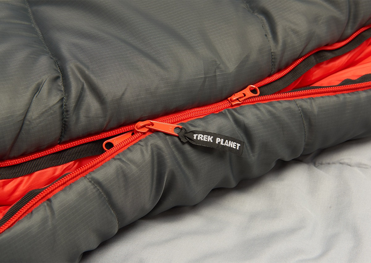 фото Спальный мешок TREK PLANET Suomi, четырехсезонный, правая молния, серый