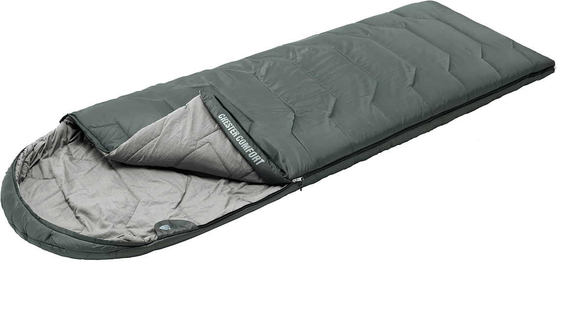 фото Спальный мешок TREK PLANET Chester Comfort, правая молния, серый