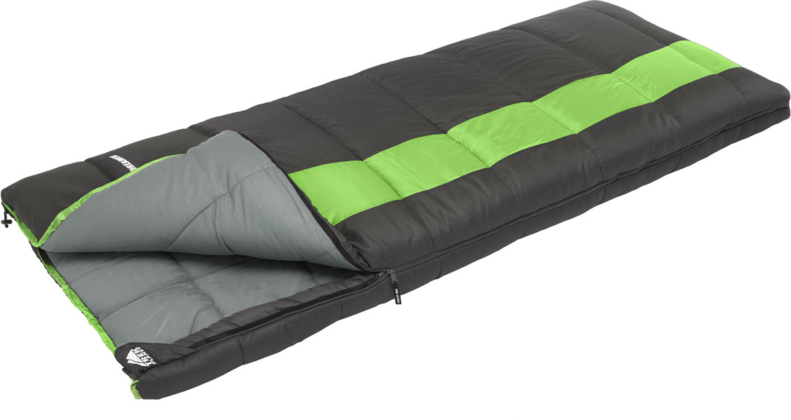 фото Спальный мешок TREK PLANET Dreamer, трехсезонный, левая молния, серый, зеленый