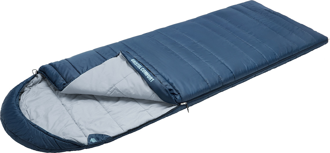 фото Спальный мешок TREK PLANET Bristol Comfort, правая молния, синий