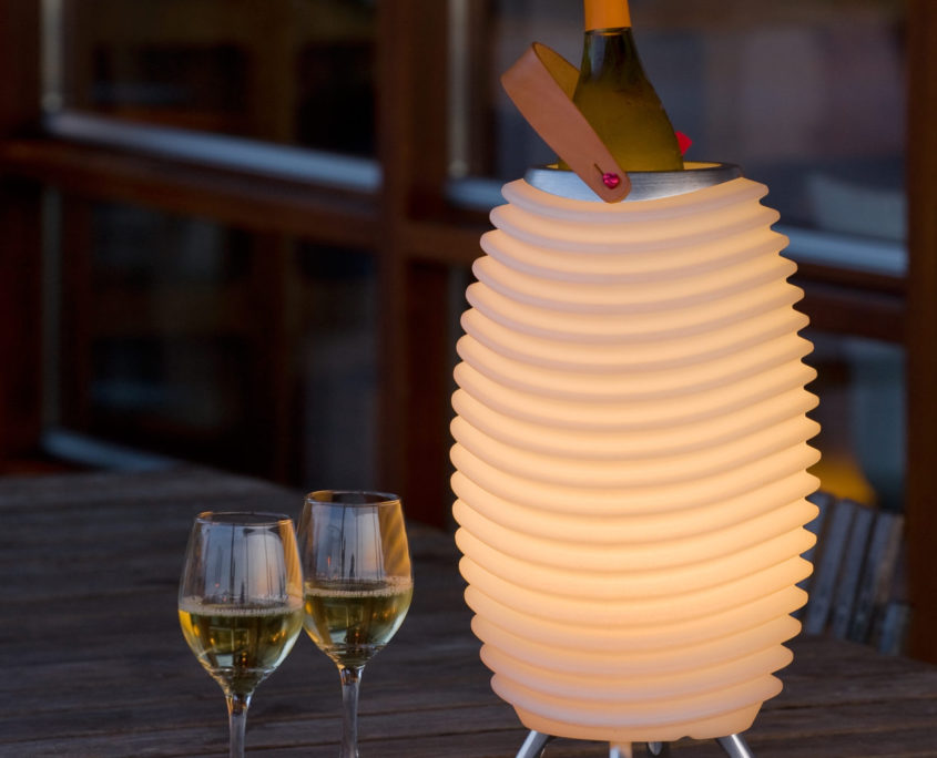 фото Напольный светильник Kooduu Лампа напольная светодиодная с встроенным динамиком Synergy 35