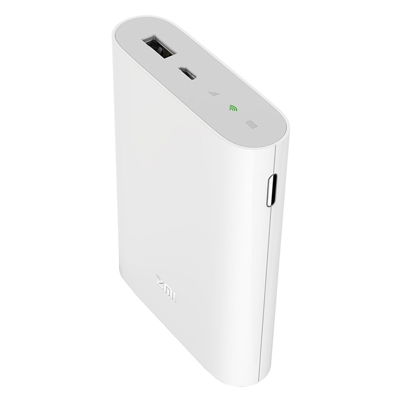 фото Внешний аккумулятор и переносной мобильный роутер с 4G модемом Xiaomi Zmi-MF855 - Белый
