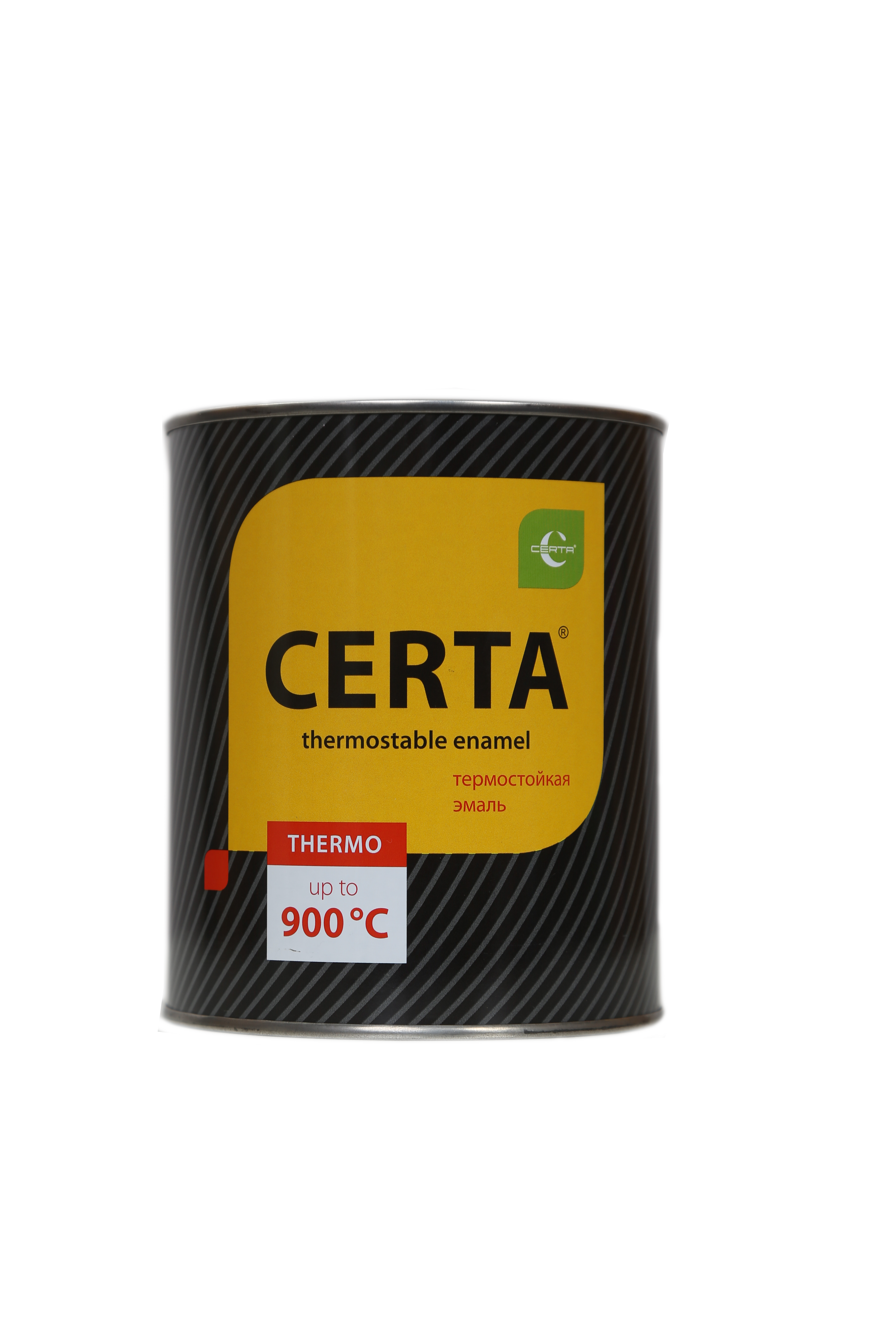 фото Эмаль CERTA Thermo термостойкая антикоррозионная до 400 С, 0,8кг, серый