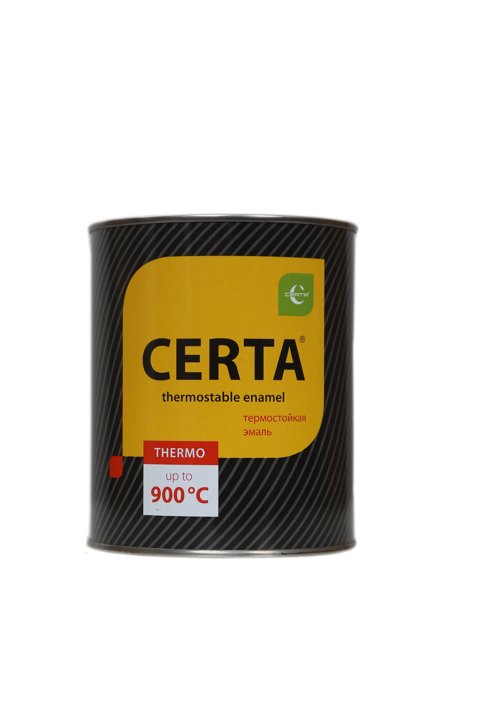 фото Эмаль CERTA Thermo термостойкая антикоррозионная до 600 С, 0,8кг, серый