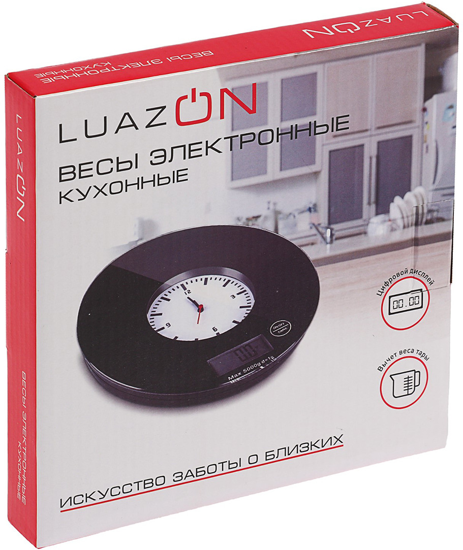 фото Кухонные весы Luazon Home LVK-508, синий