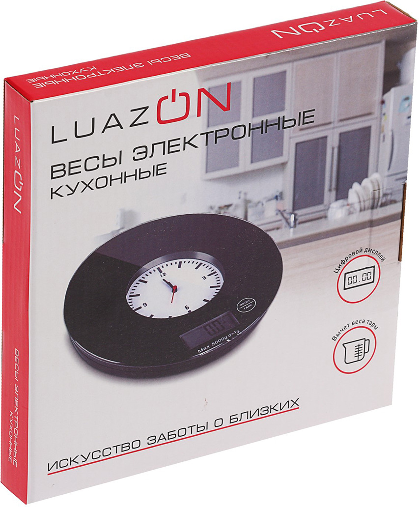 фото Кухонные весы Luazon Home LVK-508, желтый